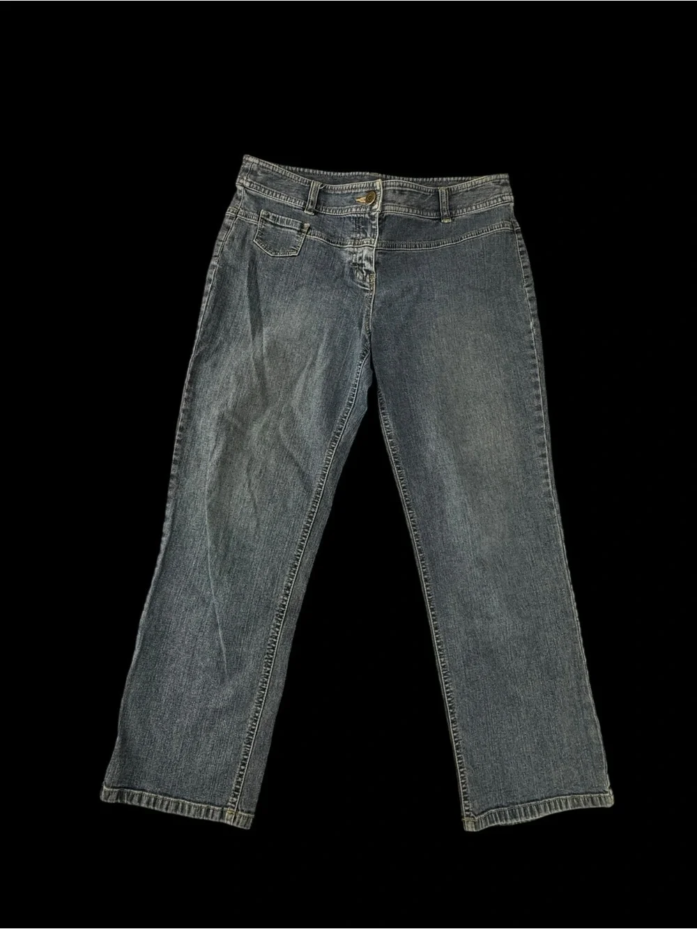 Justice Blue Wide-Leg Denim Jeans - Casual Utility Style